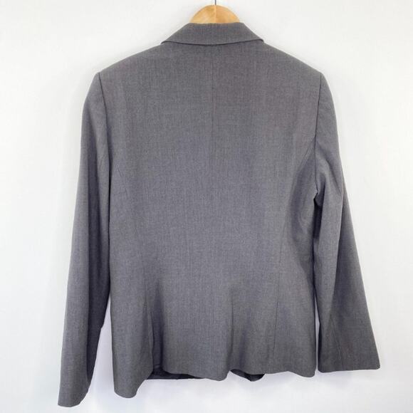 Tahari ASL Grey One-Button Long Sleeve Blazer Jacket Women's Size 12 - Picture 8 of 8